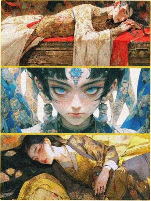 无声的剑客动作动画海报